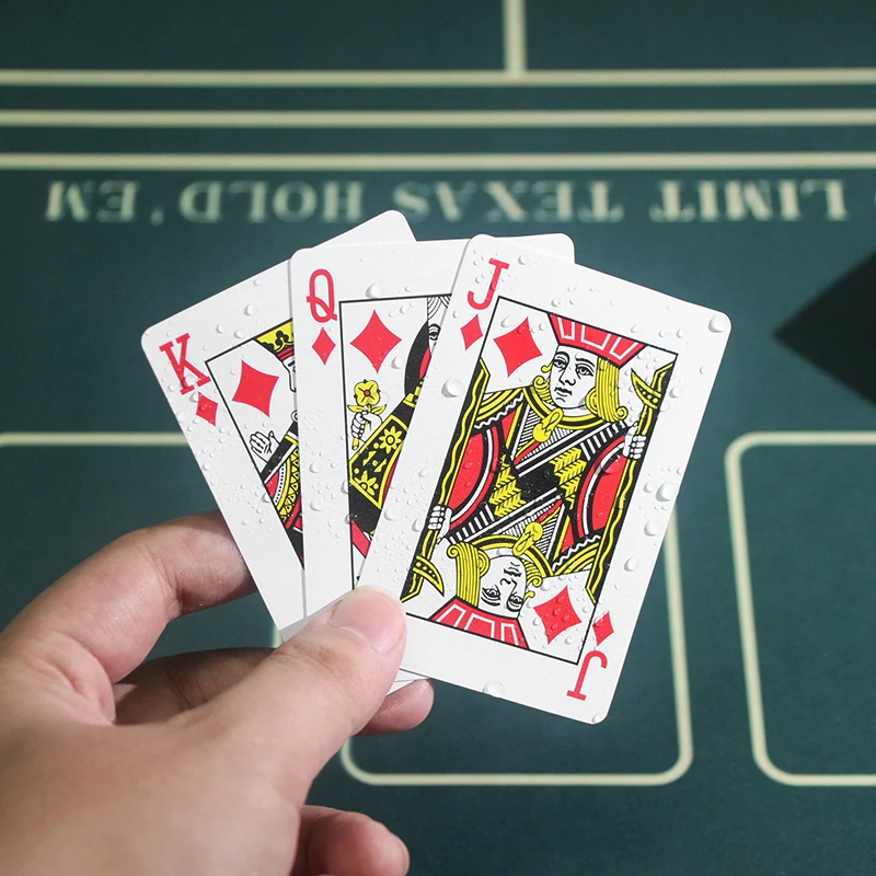 Minimum Order Quantity Custom Logo Professional Production Durable Recyclable Waterproof Poker Cards Plastic Playing Card