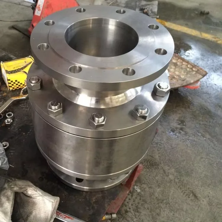 Used in Sewage water treatment system Corrosion resistant DN150 Titanium ball/globe valve