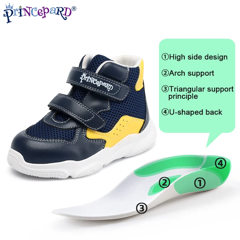 Princepard Customization Kids Orthopedic Corrective Ankle Support to Treat and Prevent Tip Toe Walking Flat Feet in Toddler Girl