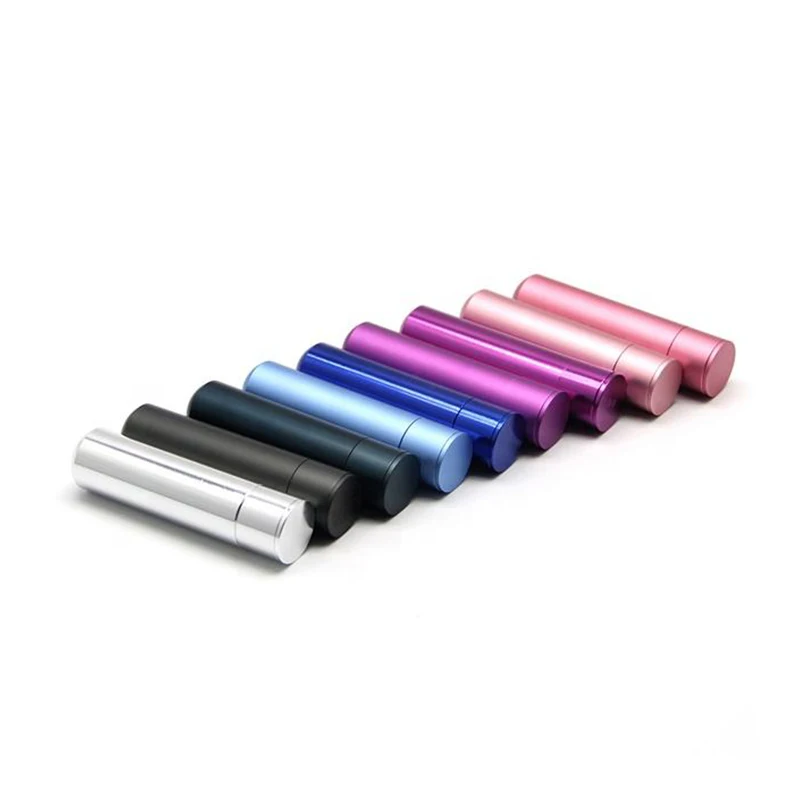 Stylish Aluminum Nasal Inhaler with Essential Oil Blank Bottle Plastic Cotton Glass-Multiple Materials