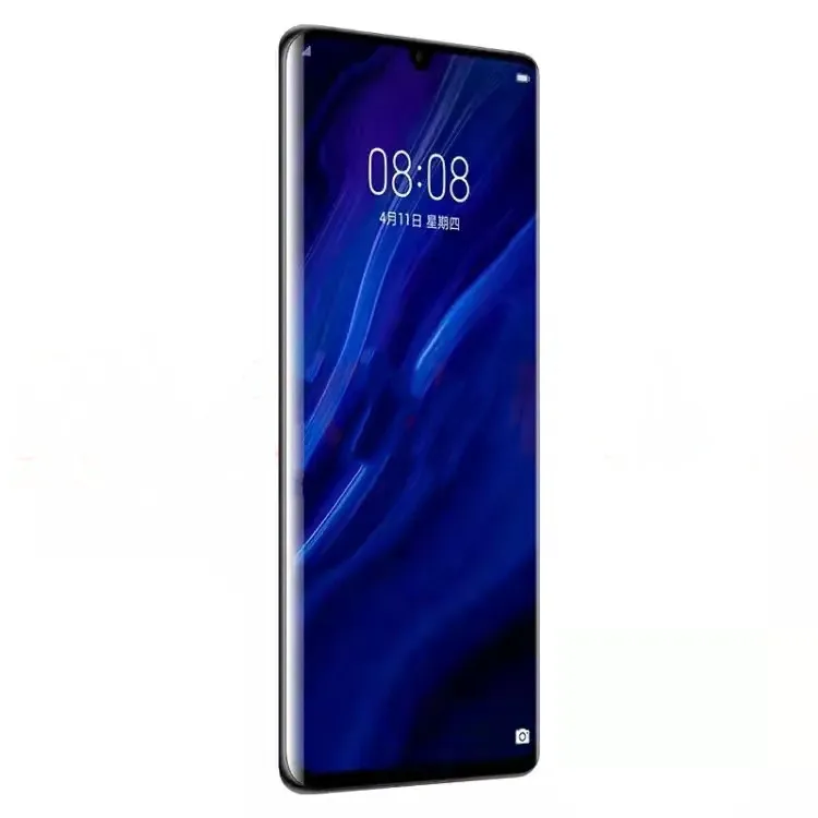 Фирменная Новинка дешёвый бывший в употреблении смарт-телефонов для HUAWEI б/у телефона P30 Pro 4G 6,47 дюйма 128 ГБ блестящая черная оправа Подержанный мобильный телефон рядом со мной