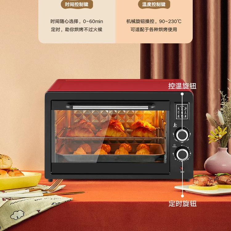 48L large capacity oven visual electric oven 8 in1 Electric Roaster Oven With Hot Plates