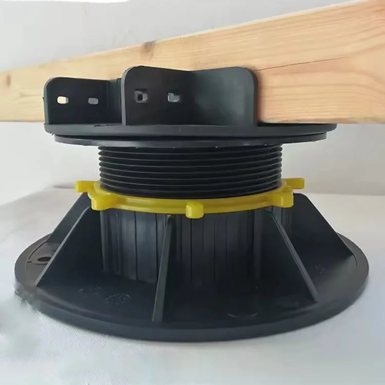 Base PP Material Tile Pedestal Adjustable Joist floor Support Wooden Deck Plastic Pedestals