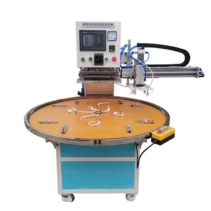 Полуавтоматический мини настольный роторный бумажный пластырь клеевой упаковки для скруббера оборудования клей ПВХ карты запечатывания