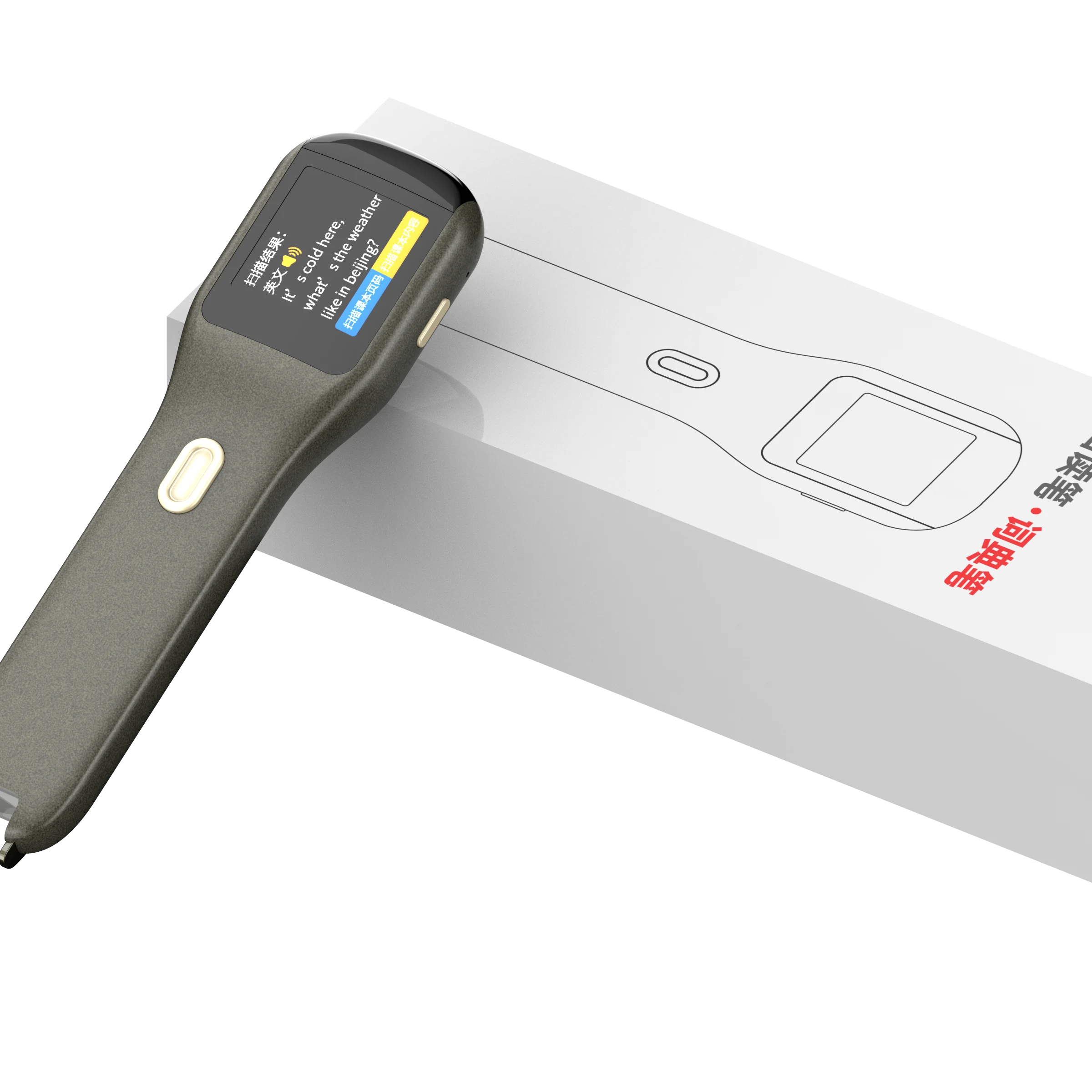 Высокая точность 0.5S быстрая ручка перевода образовательных программ pocketalk AI голосовых ручка сканер переводчик Global голосовой переводчик P