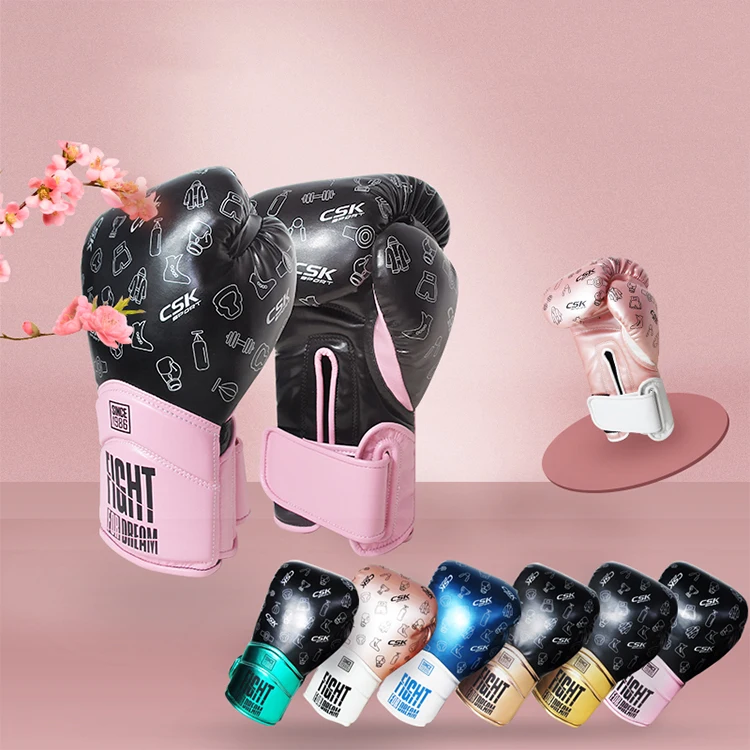 Индивидуальный Логотип, профессиональный дизайн, собственные прочные боксерские перчатки 10 унций, производство женских боксерских перчаток
