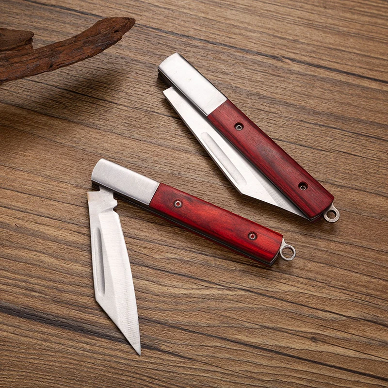 In stock 193mm full-length high carbon steel blade foldable paring knife Sharp and easy to use with hand cutting tools