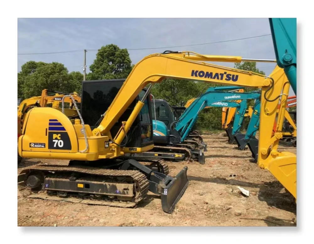7tons digger  Cheap Price Used KOMATSU PC70-8 Mini Excavator  pc70 pc60 pc50 pc40 Mini Small  Digger Mini Excavators For Sale