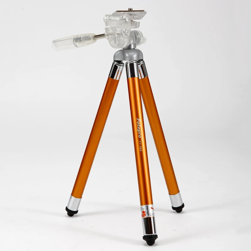 Fotopro 8 Section 3- Way Video Head Travel Lightweight Compact Camera Digital Tripod for Camera DSLR