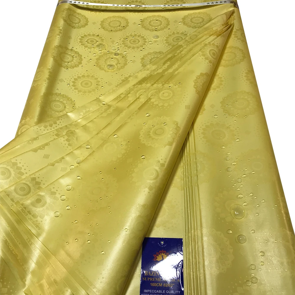 Новое поступление оригинальный Bazin Riche Tissus Broderie Dubai 100% хлопковый принт африканская женская одежда