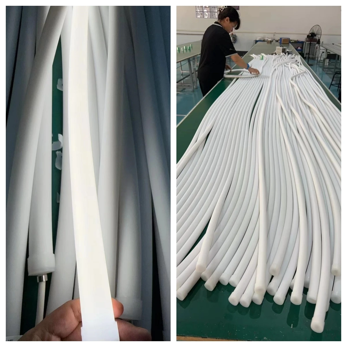 New Design Adjustable 360 Degree Luminous Round 360 Silicone Tube Led Rope Light Flexible Led Strip Light Diffuser Neon Light