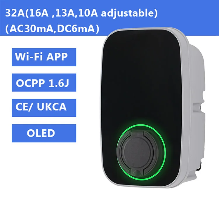 Hot sale OCPP EV Charger 7kw Smart AC App Control Car Charger Station EV Charger