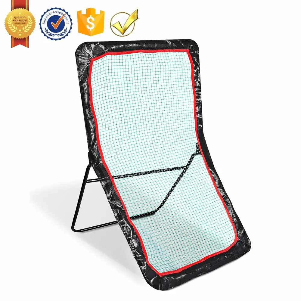 RN05B Cheap Price Adjustable Pitch Back Portable Backstop Goal Target Football Soccer Lacrosse Rebounder Net