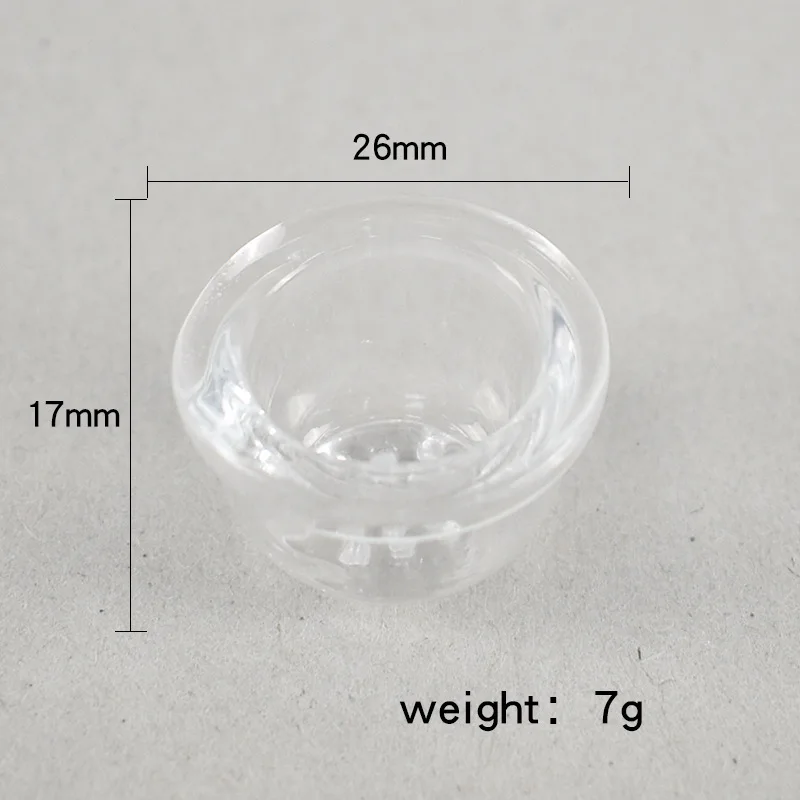 High Quality Borosilicate smoke filter tips 9 Holes Small Glass Pipe Bowl Hookah Accessories wholesale