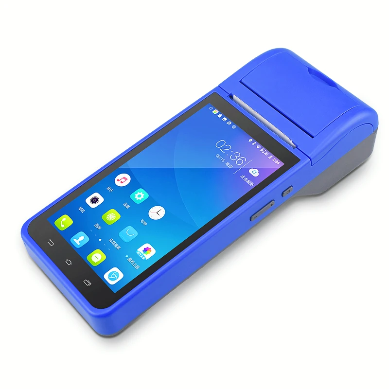 ZJ-6000 портативные мини-карты с двумя Sim-картами, мобильный терминал Android Pos с бесплатным программным обеспечением и системой Sdk все в одном Pos