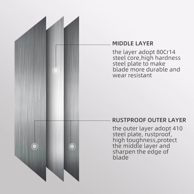 Konoll 8 inch Gyuto knife with wood handle high quality kitchen knife with ebony handle Japanese Chef Knife