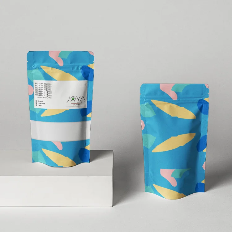 Custom Digital Printing Laminated Plastic Packaging Zipper Stand Up Pouch Aluminum Foil Zip Lock Pack Smell Proof Mylar Bag