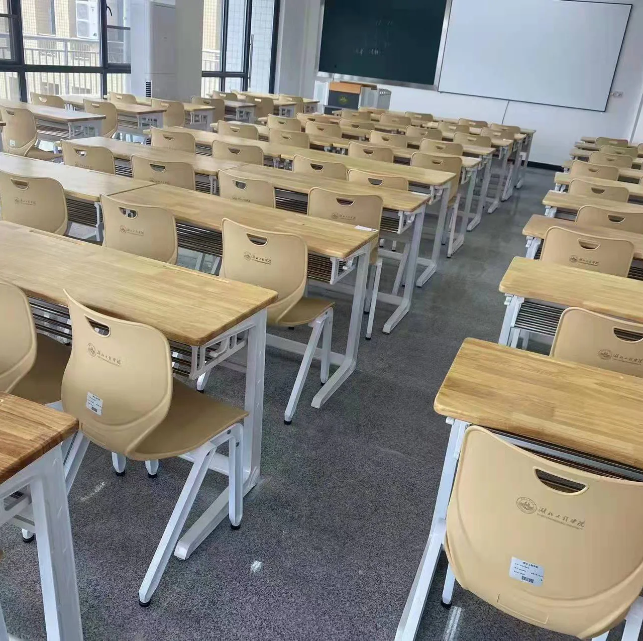 school furniture single seat university classroom chair furniture school desk and chair for sale