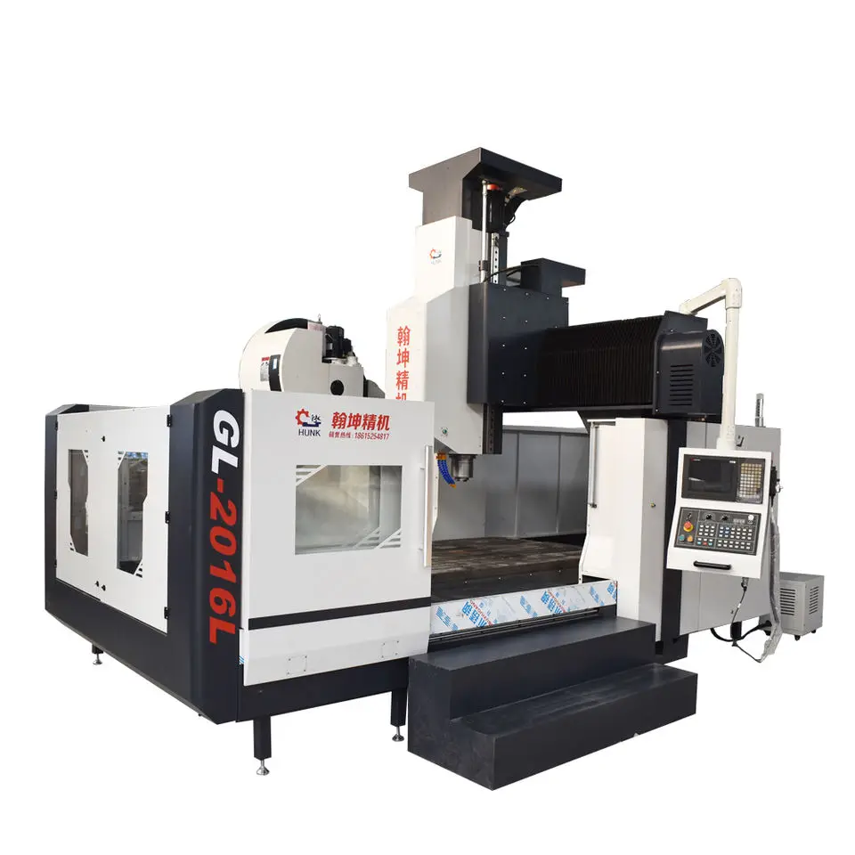 Конкурентоспособная цена портального типа cnc обрабатывающий центр с ЧПУ GL2016 вертикальный токарный станок 3 оси фрезерный
