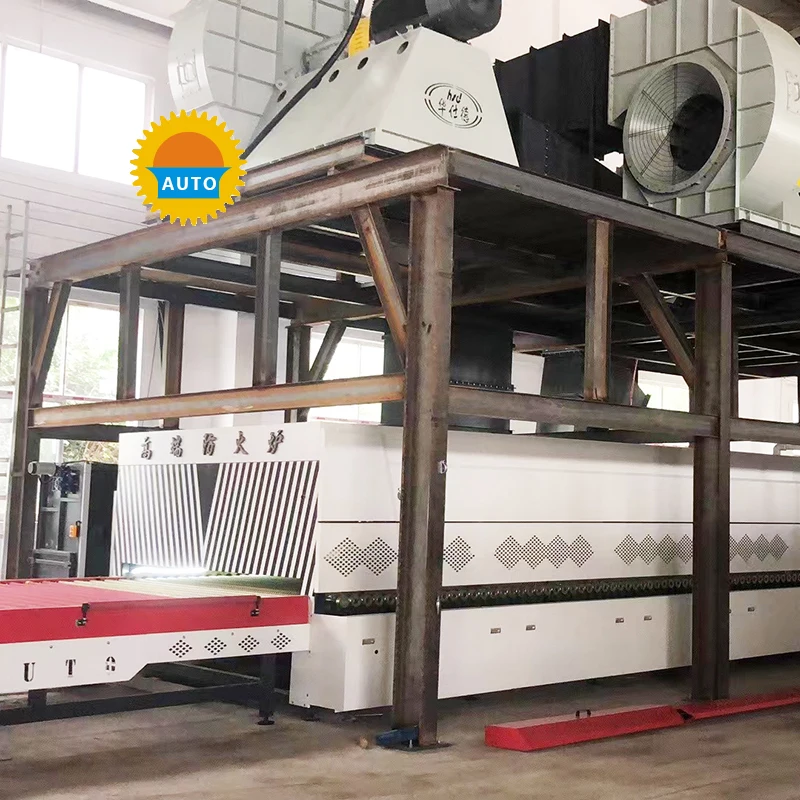 The toughened glass furnace industry machines radiation heating tempered glass making machine