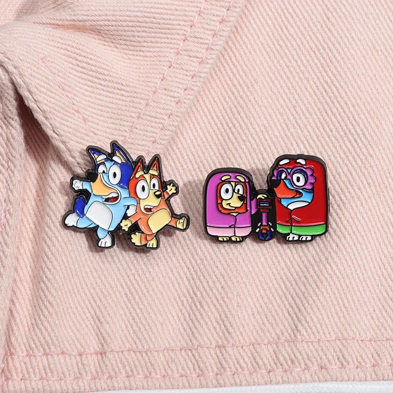 Cute metal brooches cartoon style enamel pins bulk brooch pins for backpacks badges lapel pin