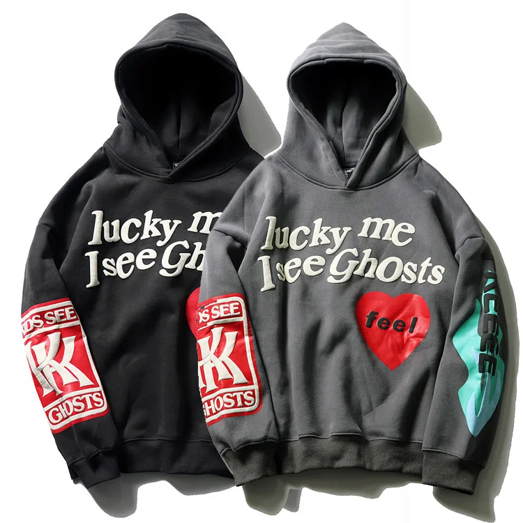 OEM ODM Custom Hoodie Unisex Pullover 3d Custom Puff Print Hoodie Manufacturer Puff Print For Brands Owner