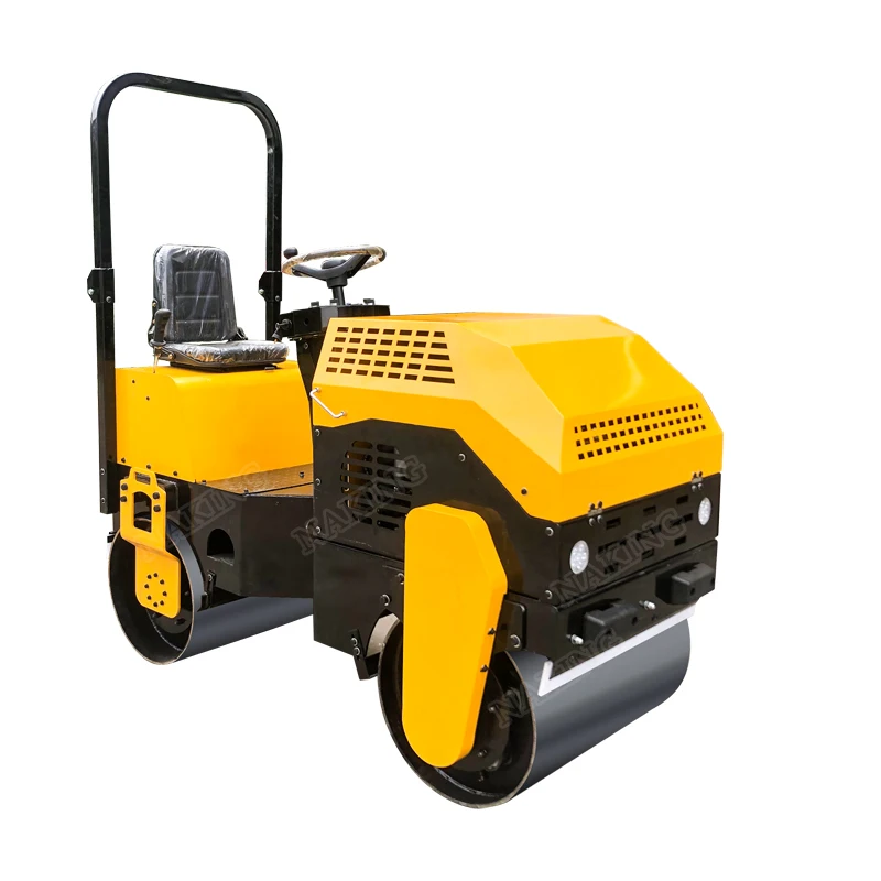 2 Ton Compactor Vibratory Double   Drum Road Roller