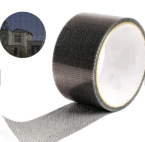 Hot Sale Self-adhesive Anti-Insect Door Mosquito Net Mesh Broken Holes Repair Screen Repair Tape Window Door Waterproof Patch