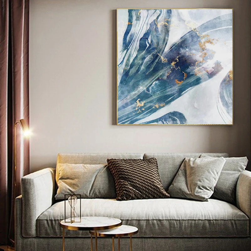 New Design Oversized Office Home Decoration Acrylic Artwork Contemporary Wall Art Hand Painting Modern Abstract Art Paintings