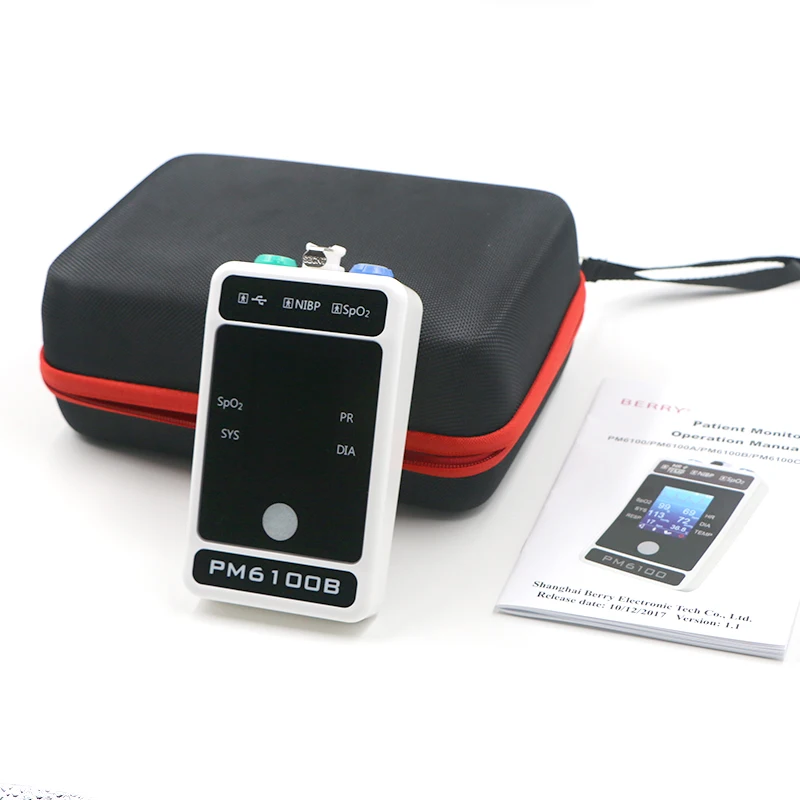 Портативный Ручной измеритель артериального давления Berry spo2 и сердечного ритма, умный автоматический ручной прибор для измерения артериального давления, домашний электронный цифровой
