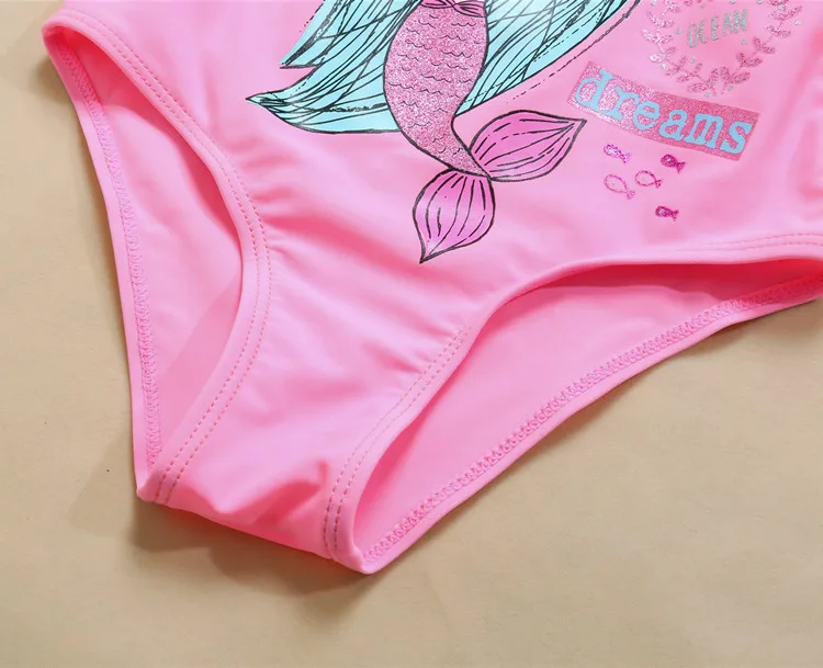 Chidren Girls Boutique Summer Mermaid One Piece Girls Swim Suit For 2020 Summer