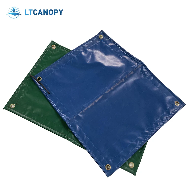 Litong heavy duty tarpaulin manufacturer pvc knife coated tarpaulin shipping container cover
