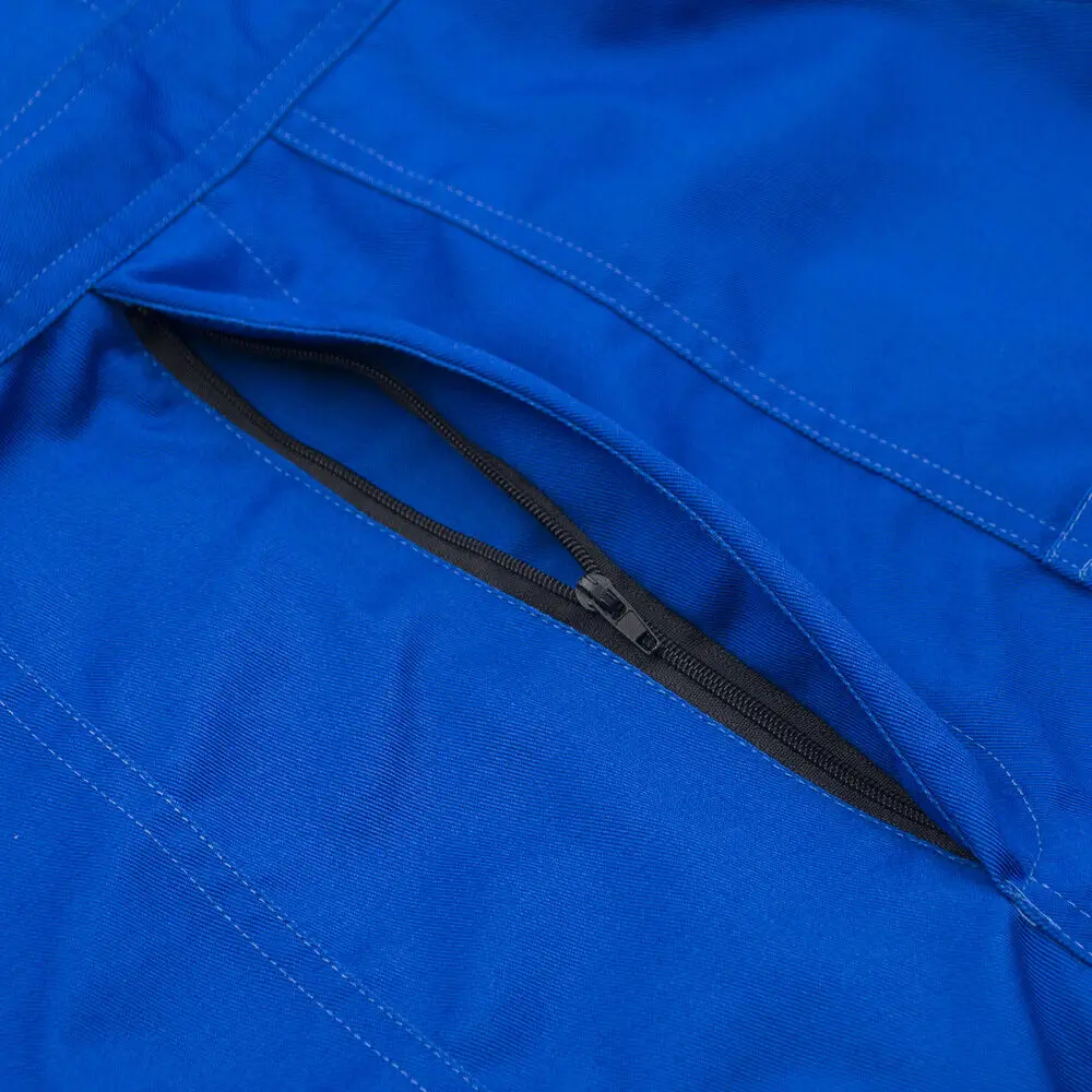 Acidproof Radiation Protection Custom Paint splatters distressed cotton flare canvas overalls for men bib overalls