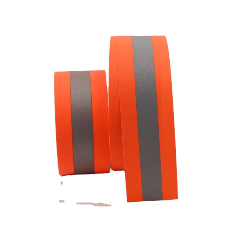 Флуоресцентная оранжевая огнестойкая светоотражающая лента