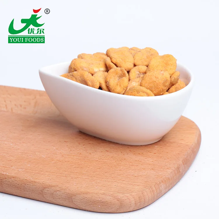 Розничная упаковка, жареная широкая фасоль со вкусом васаби