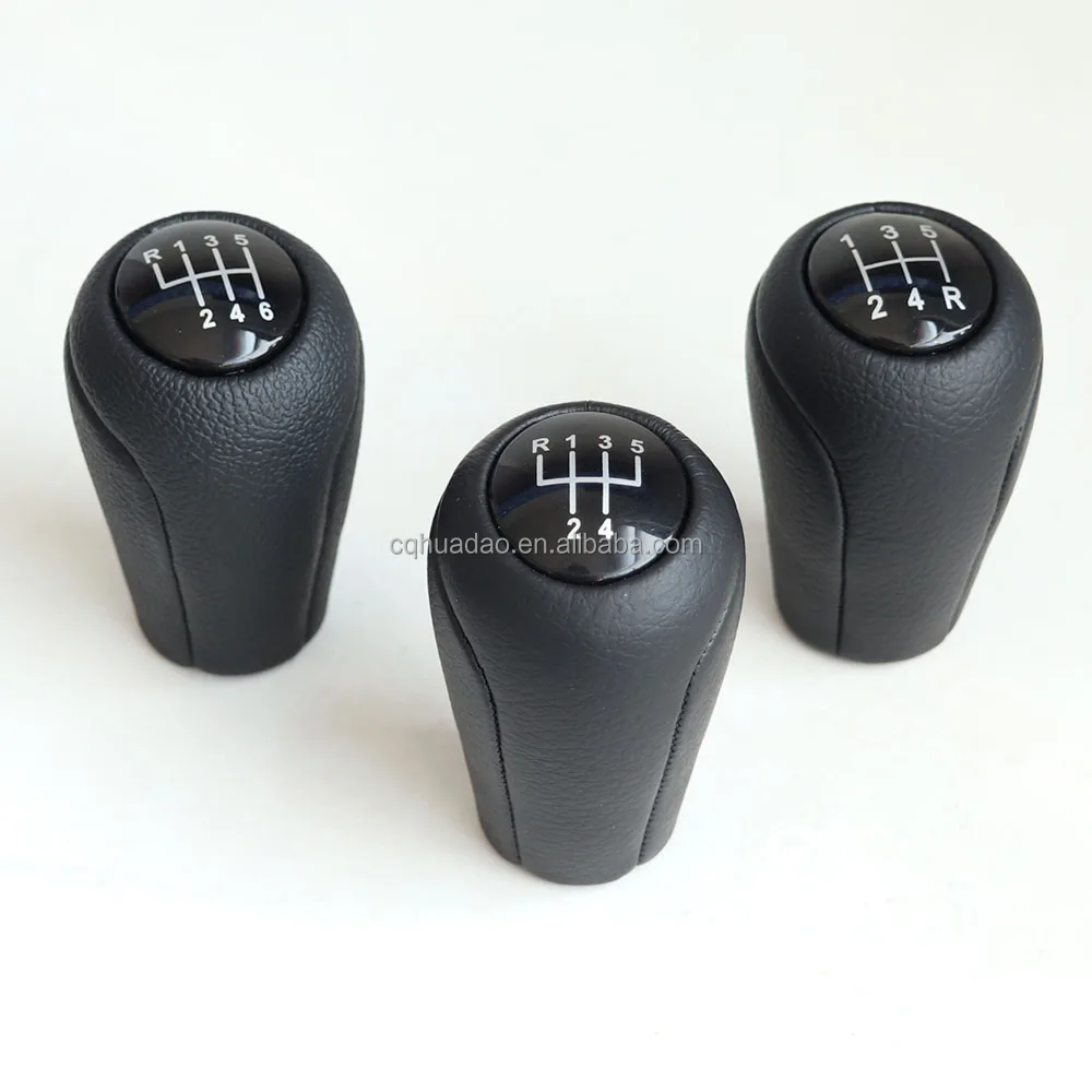 Wholesale Auto Accessory Car Interior Parts Leather Manual Gear Shift Knob Gear Shift Lever Applicable for MAZDA