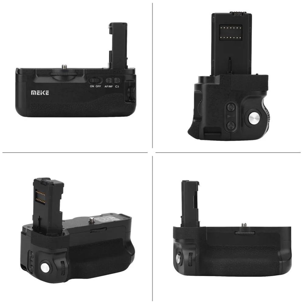 Meike MK-A7II вертикальный батарейный отсек камеры двойной Срок службы батареи для Sony A7II A7RII