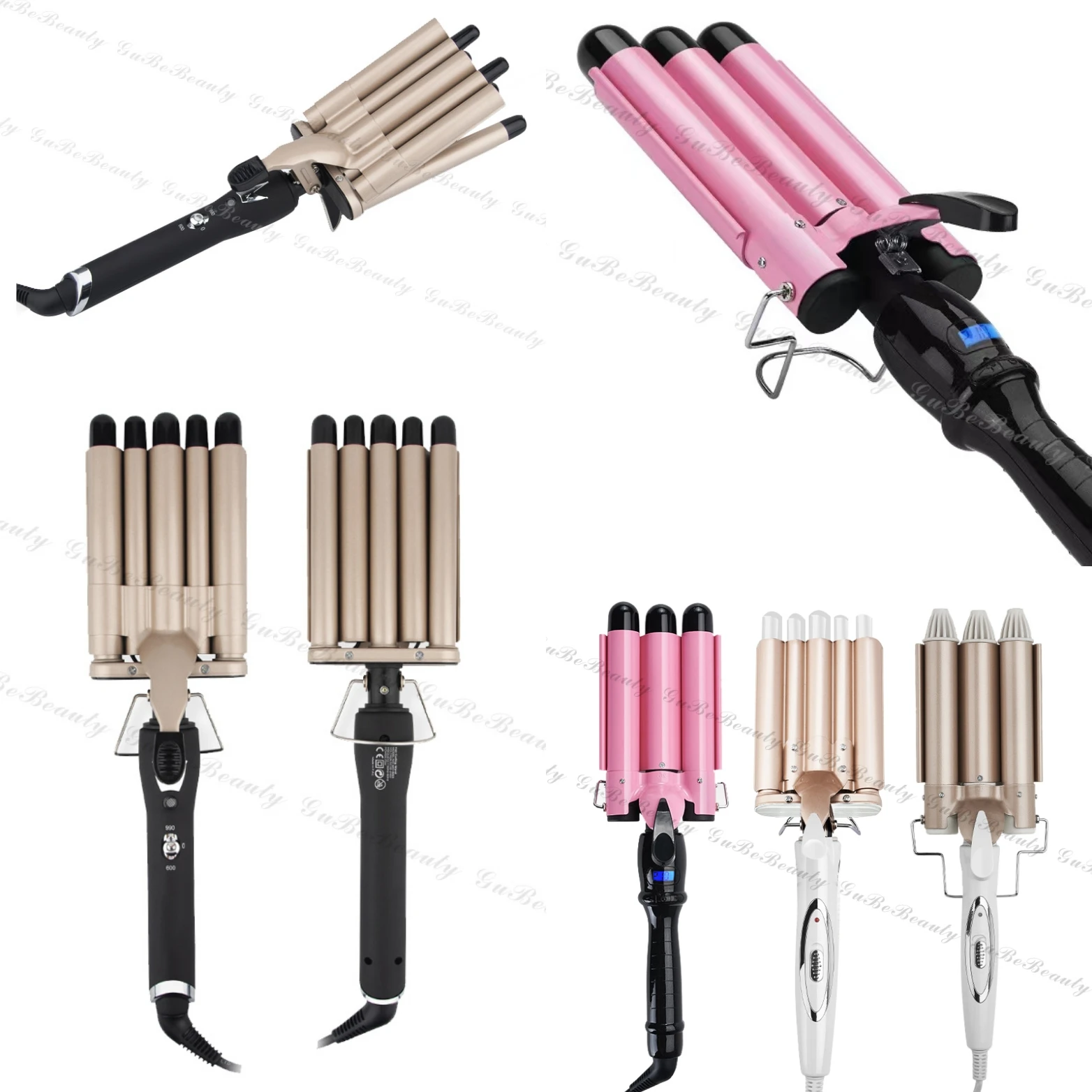 Gubebeauty curler hot sales hair curling wand wireless flat iron curler machine for men with CE/FCC