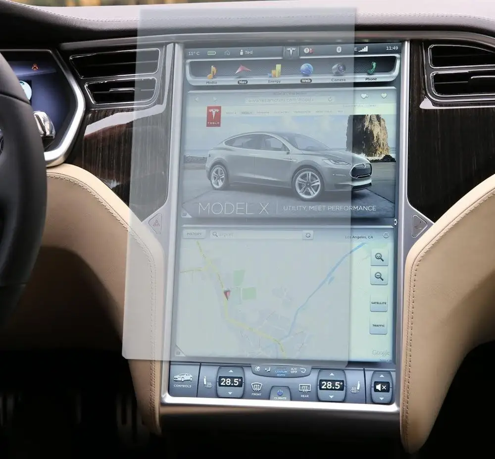Автомобильные аксессуары Защитная пленка для экрана GPS навигатора гарантия