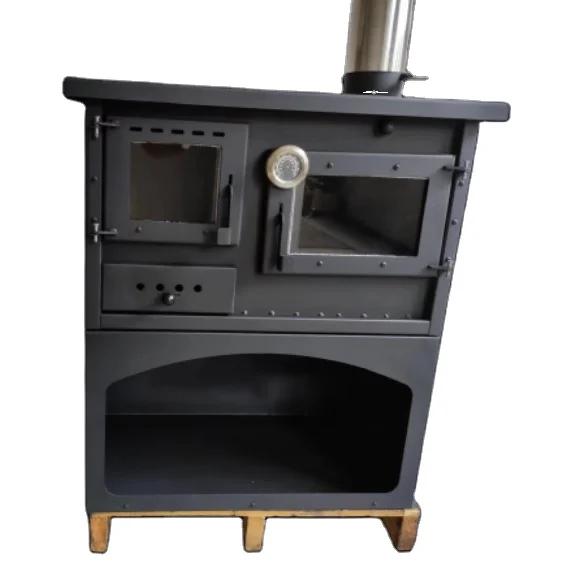 chinese wood burning 10 KW cook stove fire place space heater wood stove burning indoor fireplace