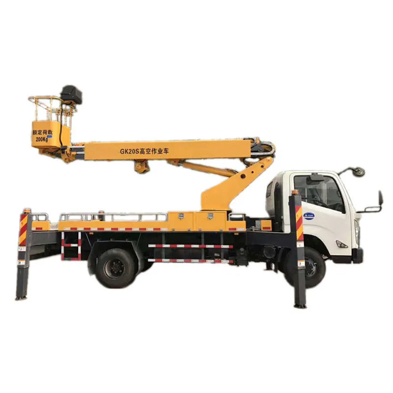12 14 16m aerial platform truck working