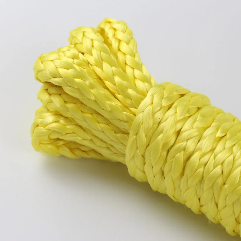 10mm 91KN High strength Customizable Anti-corrosion Marine Ropes anti-UV UHMWPE Rope For Playground or ClimbingSafety Rope