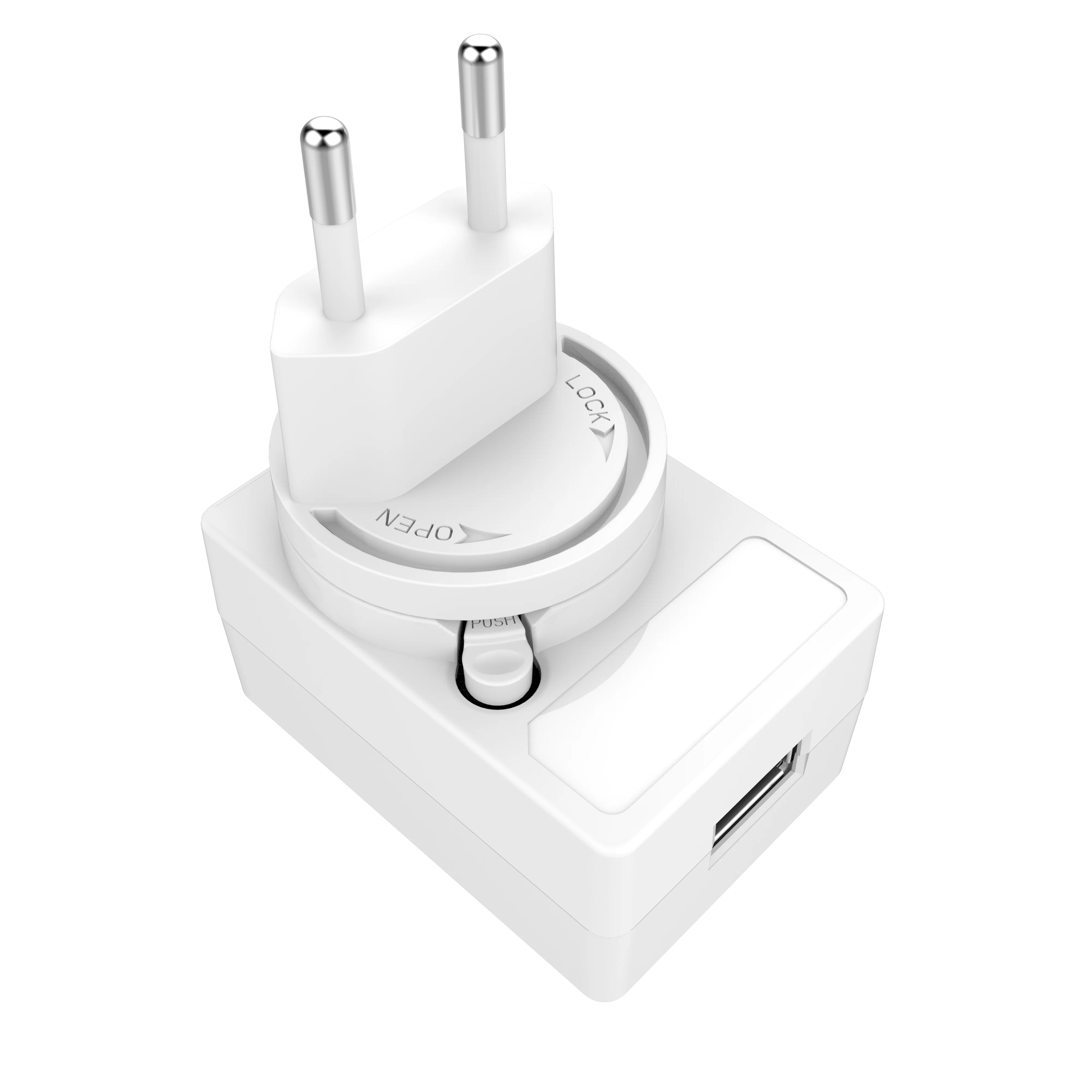  Настенное крепление 5V1A импульсный USB адаптер питания со сменными вилками AU EU UK