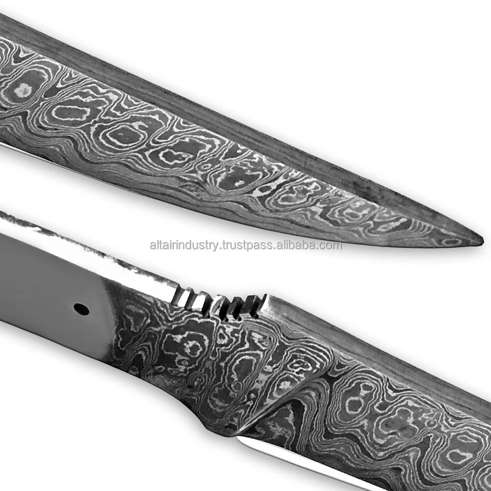  Новое лезвие из дамасской стали skinner