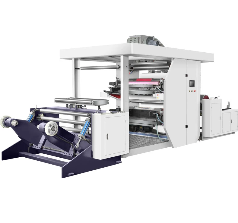 High-Efficiency Fully Automatic New 380V 760mm 120M/Min Single side 2 color Mini Flexo Label Paper Prining Machine