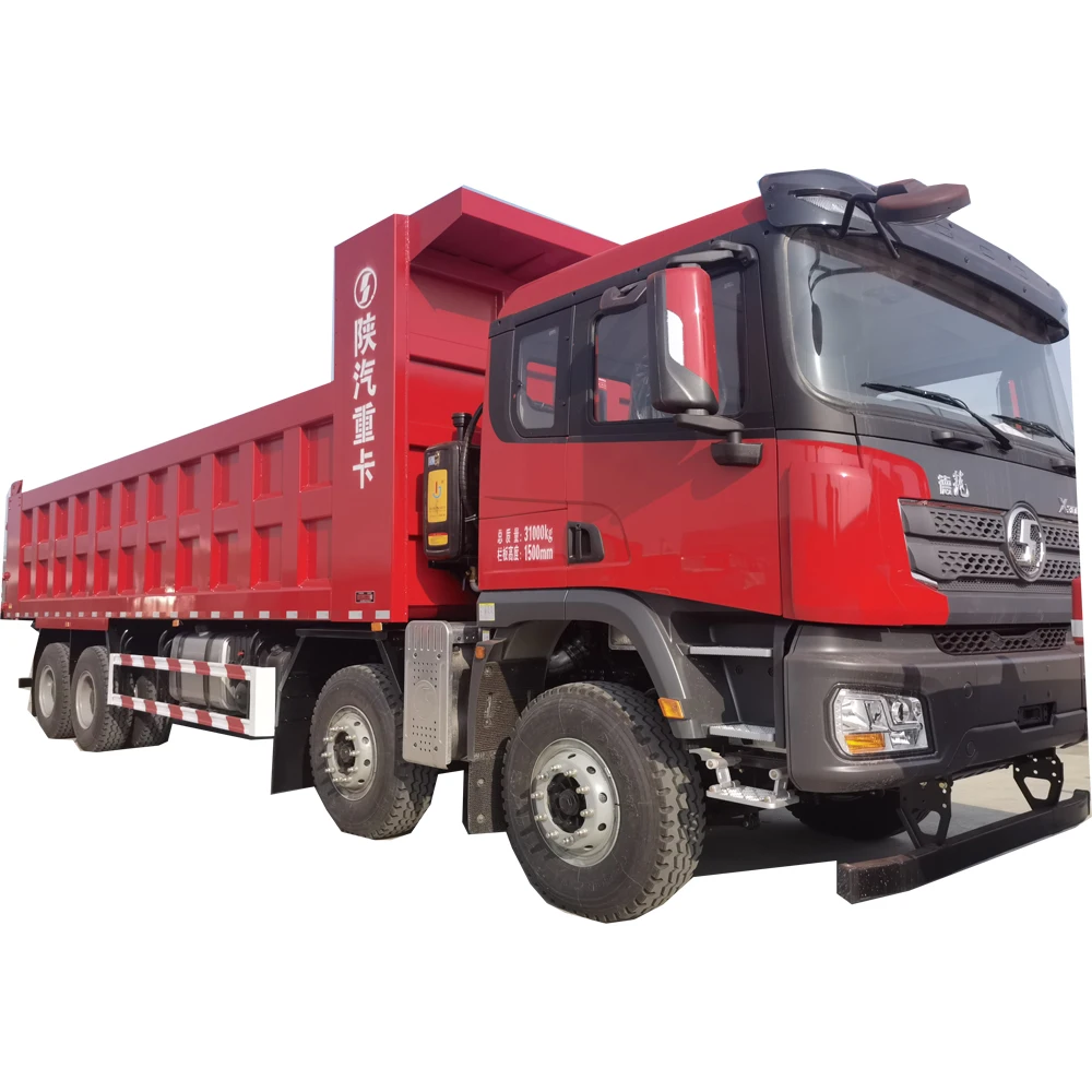 SHACMAN transport sand,soil,building materials after unloading dump truck 8*4 430 hp mining engineering agricultural dump truck