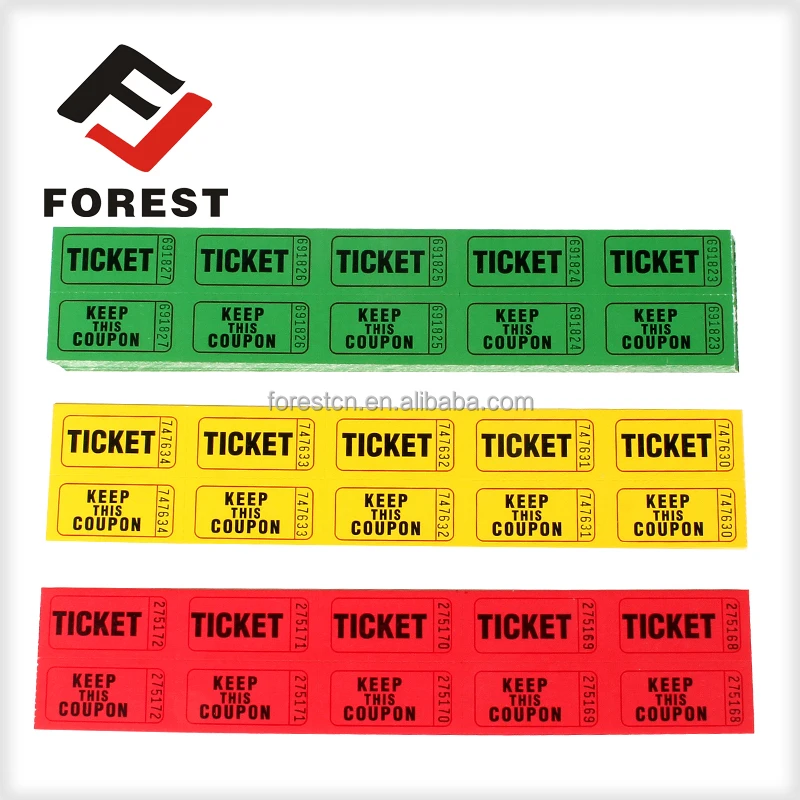 Лидер продаж, перфорированные последовательные двойные нумерованные рафилы