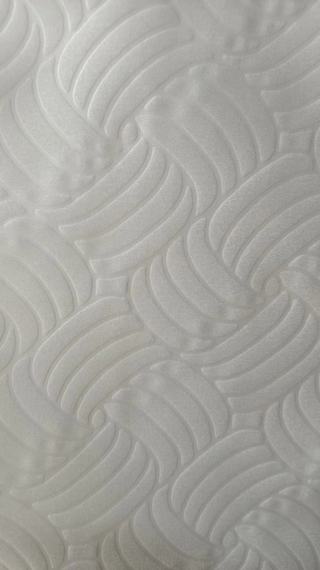 2024 toyobo fabric 100% polyester brushed pd embossed white color with stripe 90GSM hotel bed sheet fabric