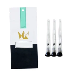 White West C 3PCS 1PCS BAG PLASTIC TUBES Packaging 2020 Moonrock Prerolls Pre Roll Tube Packaging
