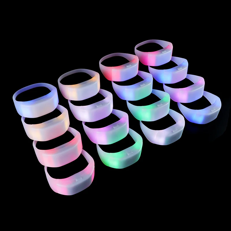 Concert Party Supplies Group Function LED Bracelet RFID Remote Control LED Wristbands